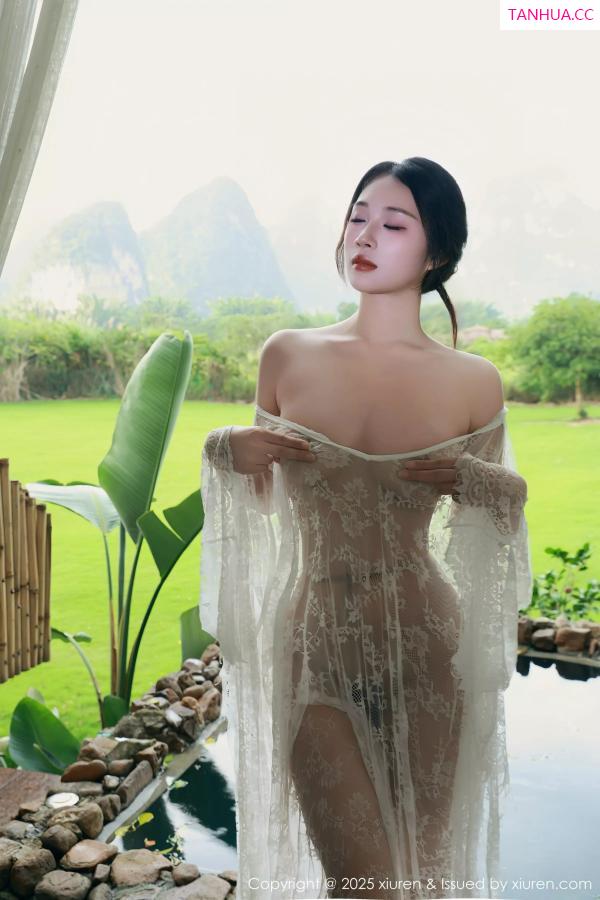  [XiuRen]高清写真图 2025.07.11 No.10538 南乔 绿色旗袍第60张图片